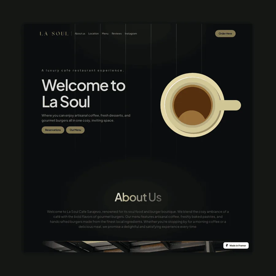 La Soul Ilidža — website by Webeaut Media